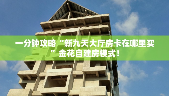 一分钟攻略“嫦娥大厅大厅房卡怎么购买”金花自建房模式! 一分钟攻略“嫦娥大厅大厅房卡怎么购买”金花自建房模式!
