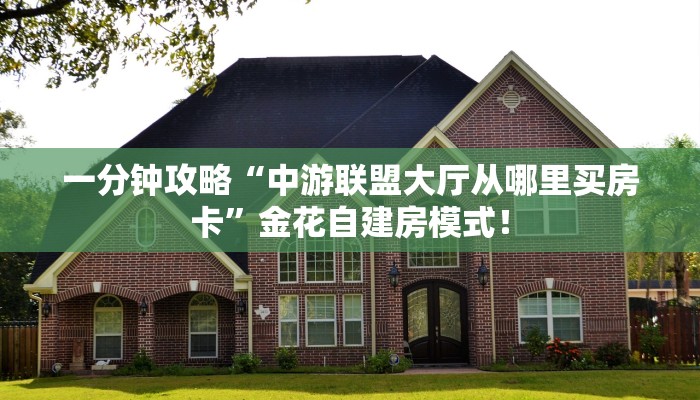 一分钟攻略“趣游联盟大厅房卡购买方式”金花自建房模式！
