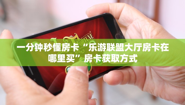一分钟秒懂房卡“乐游联盟大厅房卡在哪里买”房卡获取方式