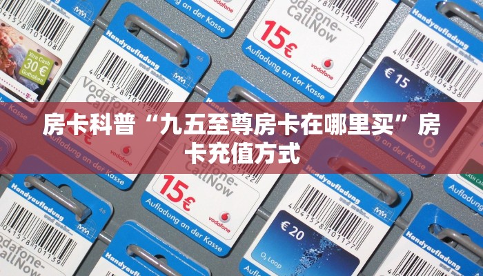 房卡科普“九五至尊房卡在哪里买”房卡充值方式