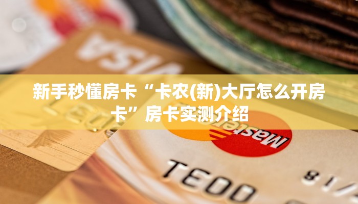 新手秒懂房卡“卡农(新)大厅怎么开房卡”房卡实测介绍 新手秒懂房卡“卡农(新)大厅怎么开房卡”房卡实测介绍